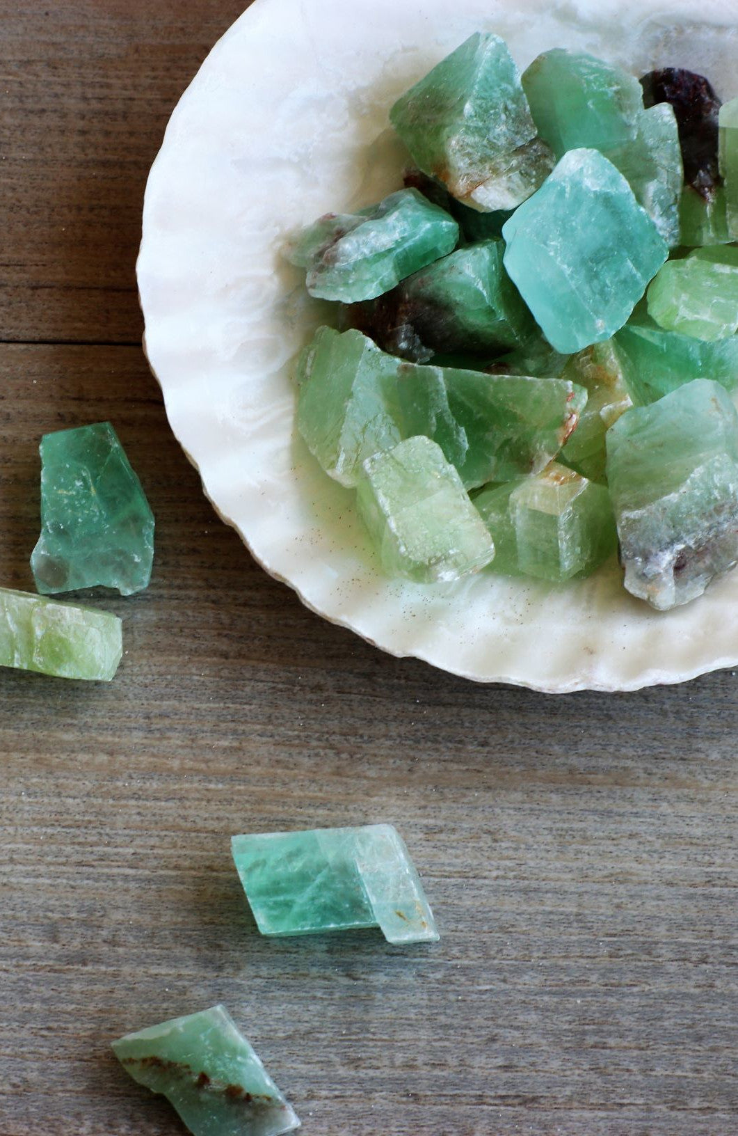 Green Calcite Tumbled Stone